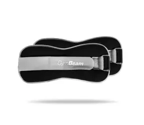 Závažie na zápästie a členky 1 kg - GymBeam (čierna)