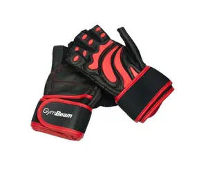 Fitness Rukavice Arnold - GymBeam (M, červená)