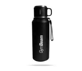 Termoska Vacuum Flask Steel Black 1000 ml - GymBeam (čierna)