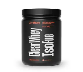 Clear Whey IsoFue - GymBeam (broskyňa ľadový čaj, 500 g)