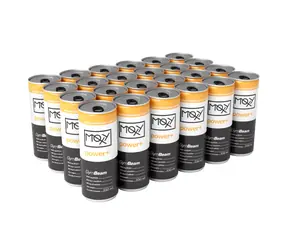 MOXY power+ Energetický nápoj 330 ml - GymBeam (mango marakuja, 24 x 330 ml)