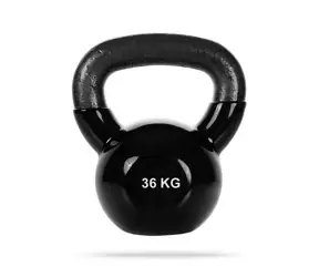 Kettlebell čierny - GymBeam (čierna)