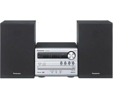 Panasonic SC-PM250EC-S strieborná / mikrosystém / 20 W / CD-R &amp; RW / MP3 / FM / BT / USB