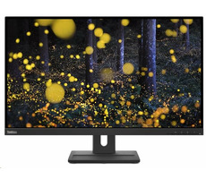27&quot; Lenovo E27q-20 čierna / IPS / 2560 x 1440 / 4ms / 1000:1 / 300cd-m2 / HDMI + DP / Pivot