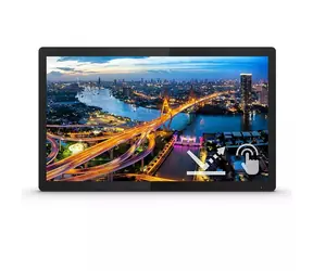 22" PHILIPS 222B1TFL čierna / 1920 x 1080 / 75Hz / 4ms / 400cd / HDMI / DP / VGA / REPRO / VESA