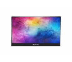 14" Verbatim PM-14 čierna / IPS / FHD 1920 x 1080 / 16:9 / 6 ms / 300 cd-m2 / 1200:1 / USB-C / HDMI / prenosný