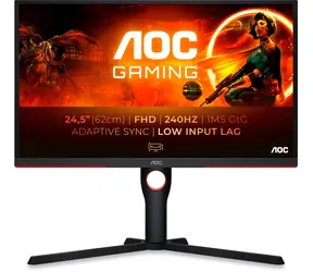 24.5" AOC 25G3ZM / VA / 1920 x 1080 / 3000:1 / 300cd / 1 ms / HDMI / DP / 3.5 Jack / VESA