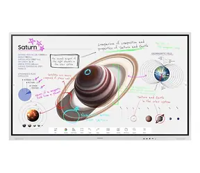 75" Samsung Flip Pro WM75B-W biela/ VA / 3840 x 2160 / 4000:1 / 350cd / HDMI+DP / repro / VESA
