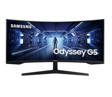 34&quot; SAMSUNG Odyssey G55T čierna / VA / 3440 x 1440 / 21:9 / 1ms / 2500:1 / 250cd / HDMI+DP