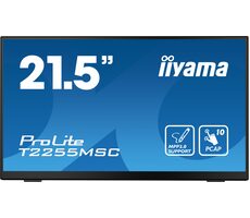 21.5" IIYAMA Prolite T2255MSC-B1 čierna / IPS / 1920x1080 / 16:9 / 5ms / 1000:1 / 400cd / repro / HDMI / DP 