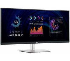 34&quot; DELL P3424WE strieborná / LED / 3440x1440 / IPS / 16:9 / 5ms / 1000:1 / 300cd-m2 / DP+HDMI+USBC / 3YNBD