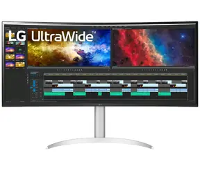 38" LG 38BQ85C-W biela / IPS / 3840 x 1600 / 21:9 / 1000:1 / 300cd-m2 / DP+HDMI+USB-C / VESA / repro