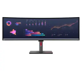 49.0" Lenovo ThinkVision P49w-30 čierna / IPS / 5120x1440 / 4ms / 2000:1 / 350cd-m2 / DP+HDMI / Pivot / VESA