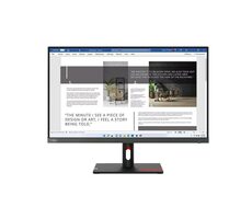 27&quot; Lenovo LCD S27i-30 čierna / IPS / 1920x1080 / 6ms / 300cd-m2 / 1300:1 / DP+HDMI+VGA / Pivot / VESA / repro