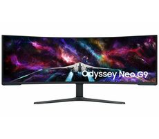 57" Samsung Odyssey Neo G9 čierno-biela / VA / 7680x2160 / 32:9 / 240Hz / 1ms / 420dcm2 / 2500:1 / HDMI + DP / USB HUB