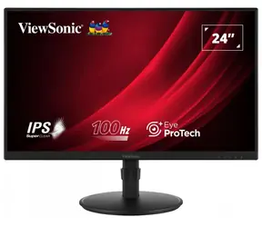 24" ViewSonic VG2408A čierna / IPS / 1920 x 1080 / 16:9 / 5ms / 1300:1 / 250cd-m2 / HDMI + DP + VGA / Pivot / VESA / repr