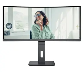 34" AOC CU34P3CV čierna / VA / 3440 x 1440 / 21:9 / 4ms / 3000:1 / 300cd-m2 / HDMI + DP / VESA / repro