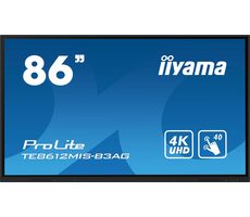 86" IIYAMA ProLite TE8612MIS-B3AG čierna / VA / 3840x2160 / 16:9 / 8ms / 4000:1 / 400cd / repro / VGA / HDMI / USB-C