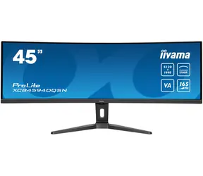 45" IIYAMA ProLite XCB4594DQSN-B1 čierna / VA / 5120x1440 / 32:9 / 0.8ms / 3000:1 / 450cd / repro / HDMI / DP
