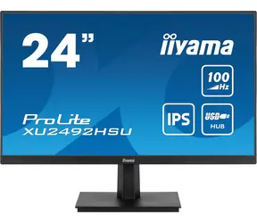 24" IIYAMA ProLite XU2492HSU-B6 čierna / IPS / 1920x1080 / 16:9 / 0.4ms / 1300:1 / 250cd / repro / HDMI / DP  