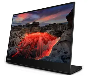 14" Lenovo ThinkVision M14t G2 čierna / IPS / 2240x1400 / 6ms / 300cd / 1500:1 / USB-C / VESA / Dotykový