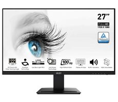 27" MSI PRE MP273A čierna / 1920 x 1080 / IPS / 16:9 / 1ms / 1000:1 / 250cd-m2 / 1x HDMI + 1x DP + 1x VGA / VESA