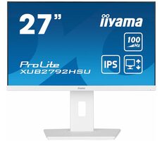 27" IIYAMA ProLite XUB2792HSU- W6 biela / IPS / 1920x1080 / 16:9 / 0.4ms / 1300:1 / 250cd / repro / HDMI / DP