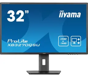 31.5" IIYAMA XB3270QSU-B1 / IPS / 2560x1440 / 1200:1 / 250cd-m2 / 3ms / HDMI / DP / repro / VESA