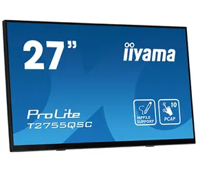 27" IIYAMA ProLite T2755QSC-B1 čierna / IPS / 2560x1440 / 16:9 / 5ms / 1000:1 / 360cd / repro / HDMI / DP