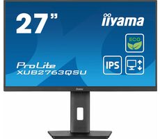 27" IIYAMA ProLite XUB2763QSU-B1 čierna / IPS / 2560x1440 / 16:9 / 2ms / 1500:1 / 350cd / repro / HDMI / DP