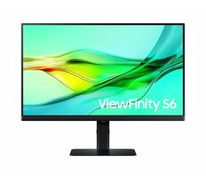 24" Samsung ViewFinity S6 čierna / IPS / 2560x1440 / 16:9 / 5ms / 1000:1 / 350cd-m2 / HDMI + DP / USB / VESA
