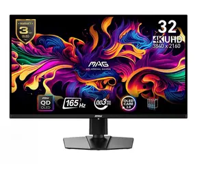 31.5" MSI MAG 321UP QD-OLED čierna / 3840 x 2160 / QD-OLED / 16:9 / 0.03ms / 1000cd-m2 / HDMI + DP + USB-C / VESA 
