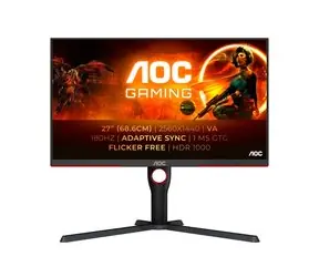 Rozbalené - 27" AOC AGON Q27G3XMN/BK čierna / LED / 2560 x 1440 / 16:9 / 1ms / 1000cd-m2 / HDMI + DP / VESA / rozbalené