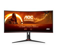34" AOC CU34G2XP/BK čierna