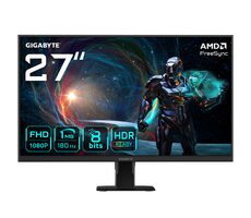 27" GIGABYTE GS27FA čierna / IPS / 1920x1080 / 16:9 / 1ms / 1000:1 / 300cd-m2 / HDMI + DP / VESA / FreeSync