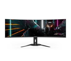 49" GIGABYTE AORUS CO49DQ čierna / OLED / 5120 x 1440 / 32:9 / 0,03 ms / 1.5M: 1 / 250 cd/m2 / HDMI 2.1 + DisplayPort 1.4