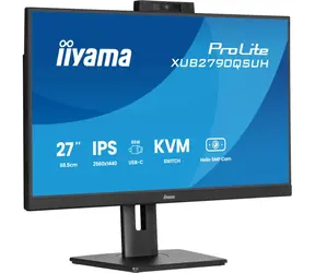 27" IIYAMA ProLite XUB2790QSUH-B2 čierna / IPS / 2560x1440 / 16:9 / 0.4ms / 1300:1 / 250cd / repro / HDMI / DP / USB-C