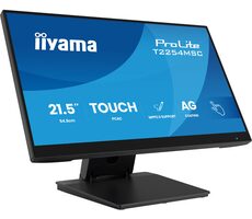 22" IIYAMA ProLite T2254MSC-B2AG čierna / IPS / 1920x1080 / 16:9 / 4ms / 1300:1 / 300cd / repro / HDMI / DP