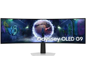 49" Samsung Odyssey G9 OLED / strieborná / 5120 x 1440 / 32:9 / 0.03ms / 1000000:1 / 250cd-m2 / HDMI & DP & USB
