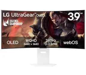39" LG 39GX90SA-W.AEU biela / OLED / 3440x1440 / 21:9 / 240Hz / 0.03ms / 250 cd-m2 / HDMI / DP