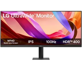 34" LG 34U511A-B čierna / IPS / 2560x1080 / 21:9 / 400cd-m2 / 1000:1 / HDMI / DP / VESA