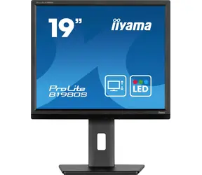 19" IIYAMA ProLite B1980S-B1 čierna / LED / TN / 1280x1024 / 5:4 / 3 ms / 1000:1 / 250cd-m2 / VESA