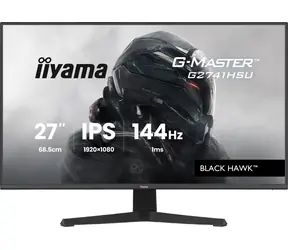 27" IIYAMA G-Master G2741HSU-B1 čierna / LED / IPS / 1920 x 1080 / 16:9 / 1 ms / 1500:1 / 350cd-m2 / VESA