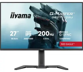 27" IIYAMA G-Master GB2771QSU-B1 čierna / LED / IPS / 2560 x 1440 / 16:9 / 0.5 ms / 1200:1 / 350cd-m2 / VESA