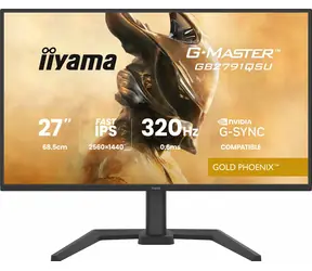 27" IIYAMA G-Master GB2791QSU-B1 čierna / LED / IPS / 2560 x 1440 / 16:9 / 0.6 ms / 1000:1 / 350cd-m2 / VESA
