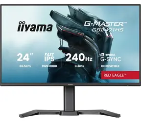 23.8" IIYAMA G-Master GB2471HS-B1 čierna / LED / IPS / 1920 x 1080 / 16:9 / 0.3 ms / 1000:1 / 350cd-m2 / VESA