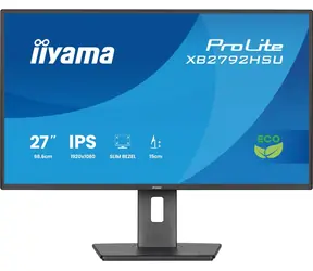 27" IIYAMA ProLite XB2792HSU-B1 čierna / LED / IPS / 1920 x 1080 / 16:9 / 3 ms / 1500:1 / 300cd-m2 / VESA