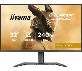 31.5" IIYAMA G-Master GB3295QSU-B1 čierna / LED / VA / 2560 x 1440 / 16:9 / 0.4 ms / 4000:1 / 400cd-m2 / VESA