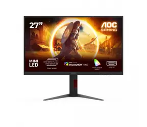 27" AOC Gaming U27G4XM čierna / IPS / 3840x2160 / 16:9 / 1ms / 1000:1 / 1200cd-m2 / HDMI + DP / VESA