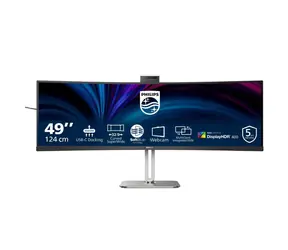 49" Philips 49B2U6900CH/00 čierna / VA / 5120 x 1440 / 32:9 / 75Hz / 4ms / 3000:1 / 450cd-m2 / DP & HDMI & USB-C 